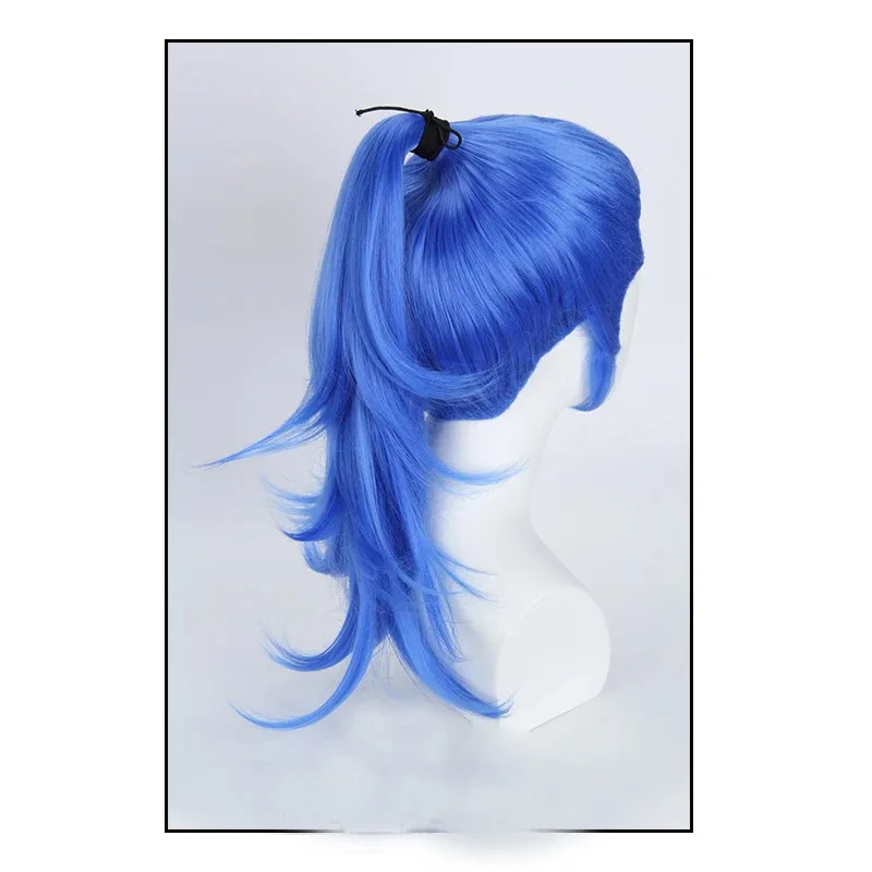 

20151123 One Piece Impel Down Arc Buggy Cosplay Blue Styled Synthetic Hair + Wig Cap
