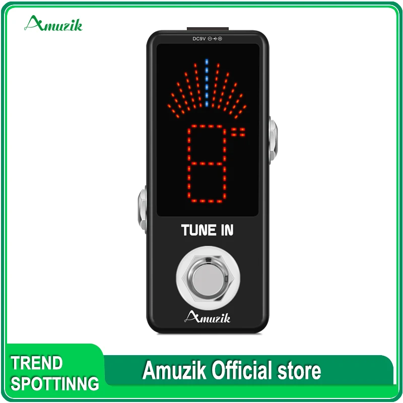 

Amuzik LT-910 Guitar Tuner Pedal High Precision Guitar Chromatic Tuner Pedals For Electric Guitars