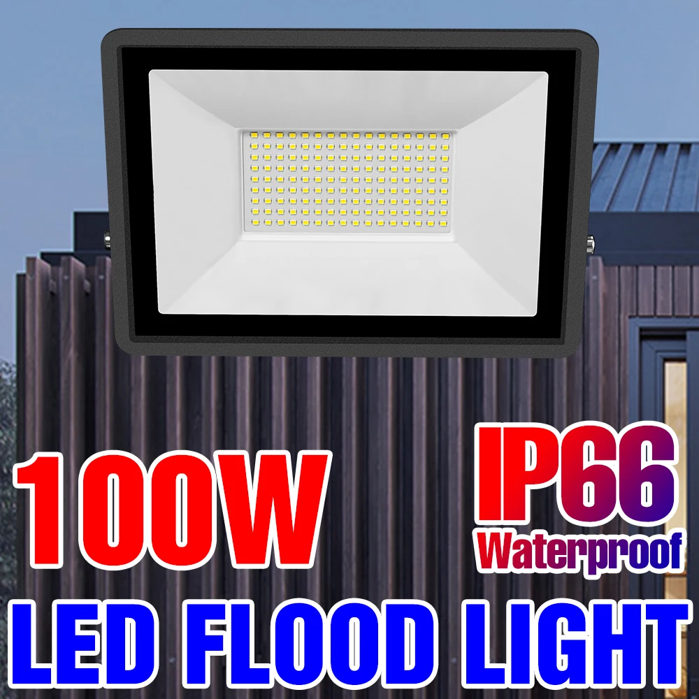 

220V Led Flood Light 10W 20W 30W 50W 100W Led IP66 Waterproof Outdoor Lighting Spotlight Wall Garden Light Refletor Projecteur