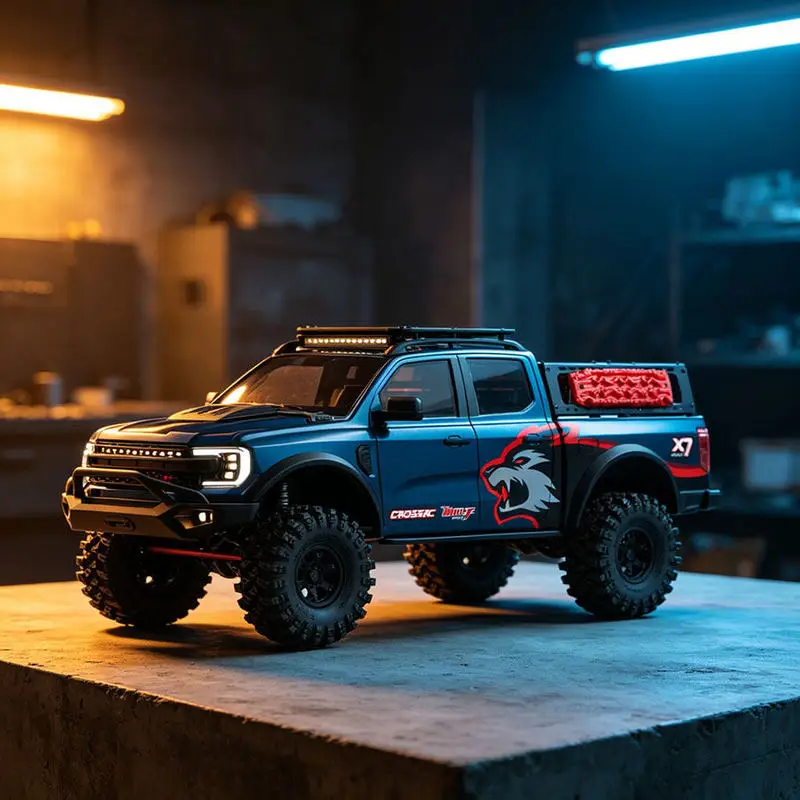 C EMO 1/8 XL4 Big Wild Bear X7 Big Wild Wolf Remote Control Electric Climbing Vehicle Off road Differential Lock Dual Speed