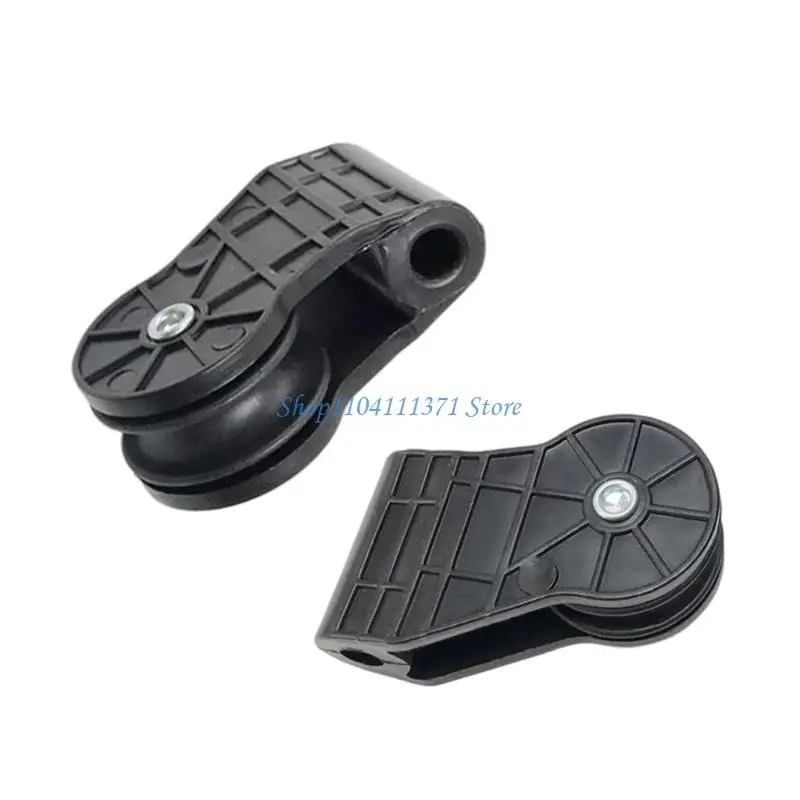 P9FC Rowing Machine Repair Pulley, Gym Equipment Part, Plastic Rope Channel Roller with Mounting Point for Indoor Fitness
