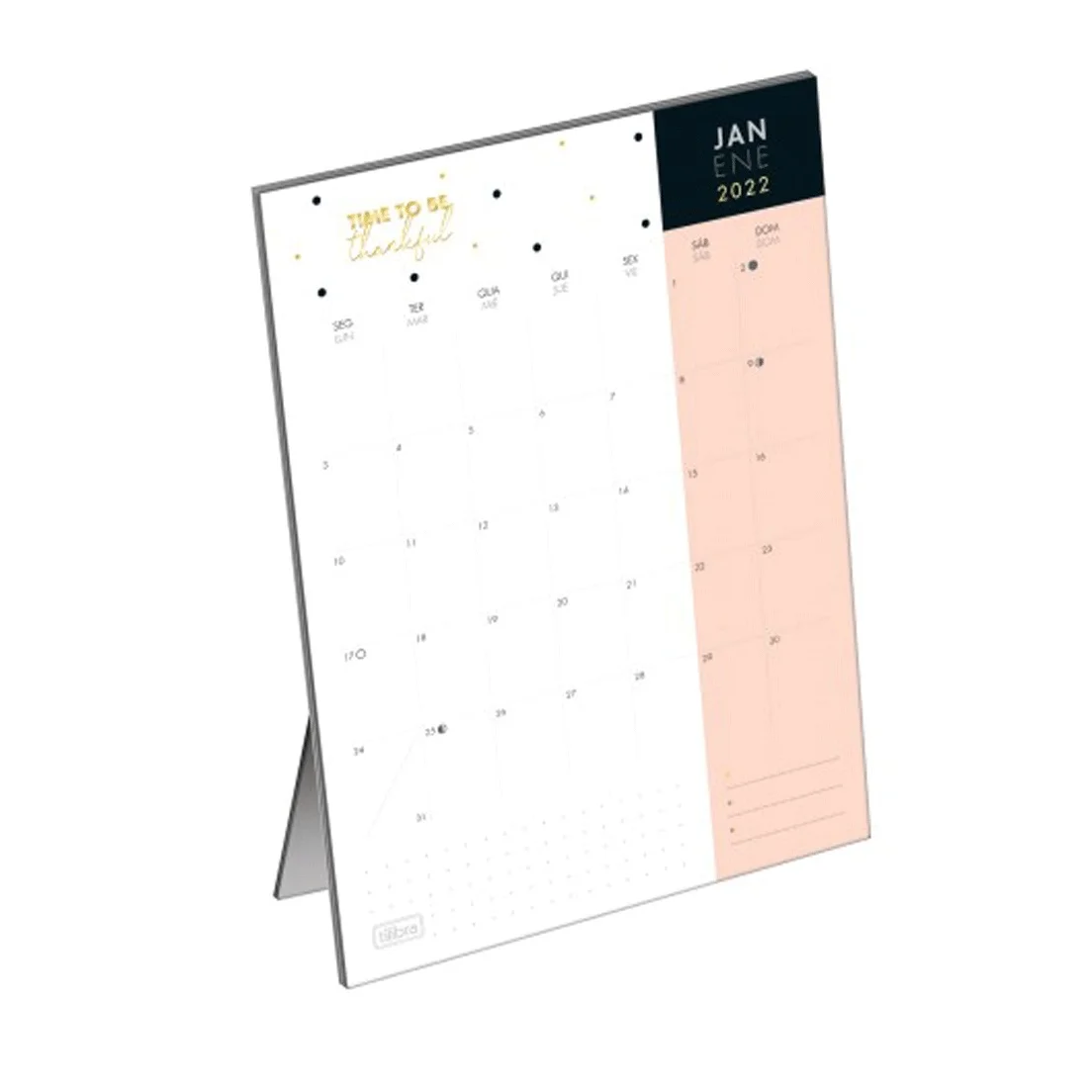 Calendario de Mesa Destacavel West Village 2022 Tilibra