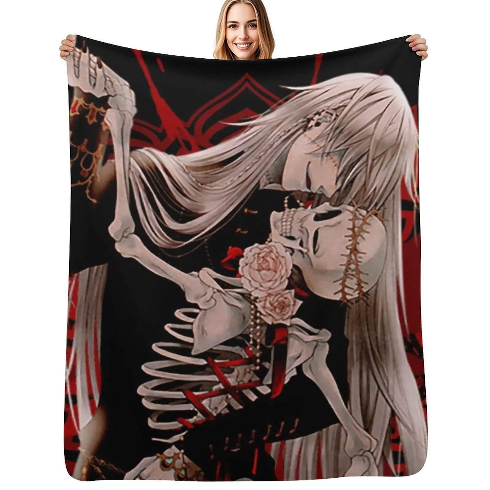 

Undertaker Black Butler Throw Blanket Soft Sofa Throw Designers Plush Blankets