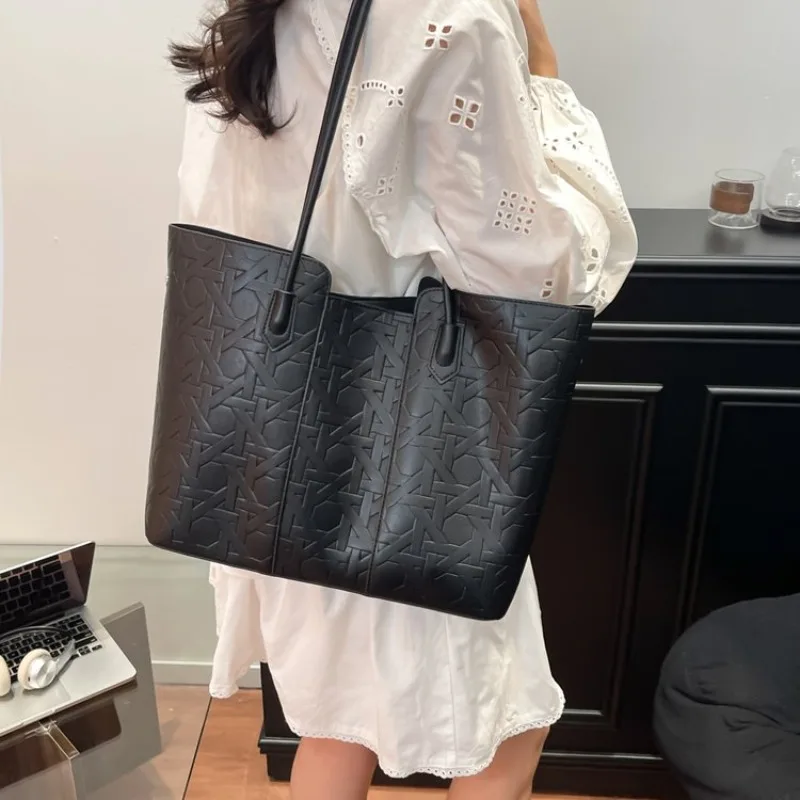 

Модные элегантные простые сумки для подгузников для женщин, минималистичная шикарная сумка через плечо, кожаная сумка-мессенджер большой вместимости, Superstar Show