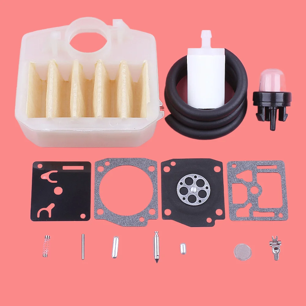 

Carburetor Repair Rebuild Kit For Husqvarna 340 345 350 353 346XP Air Fuel Filter Line Primer Bul Chainsaw Spare Replace Parts