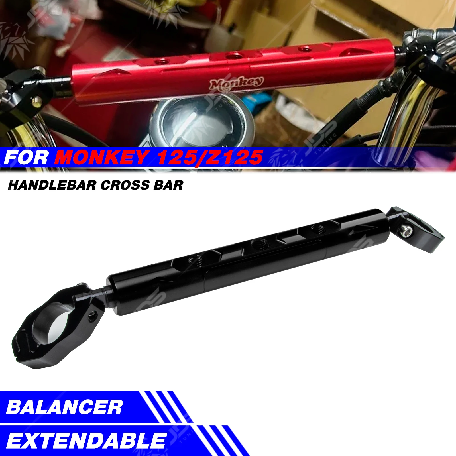 For Honda MONKEY 125/MONKEY Z125 Cross Bar Multifunction Handlebar Crossbar Navigation Phone Holder Bracket Accessories Parts