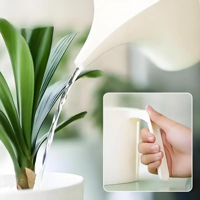 1 قطعة علبة سقاية صنبور طويلة-مقبض مريح ، أداة سقي النباتات للاستخدام في الحديقة وفي الهواء الطلق ، وعاء فوهة مدببة للعصارة