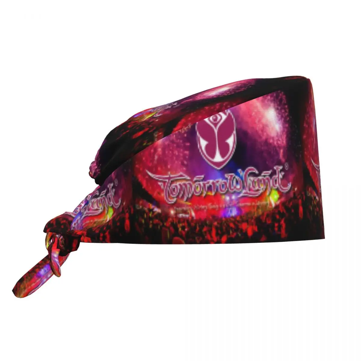 Tomorrowland Electronic Dance Festival Breathable Nursing Work Cap Surgical Scrub Caps Unisex Nurse Medical Cap Work Scrubs Hat