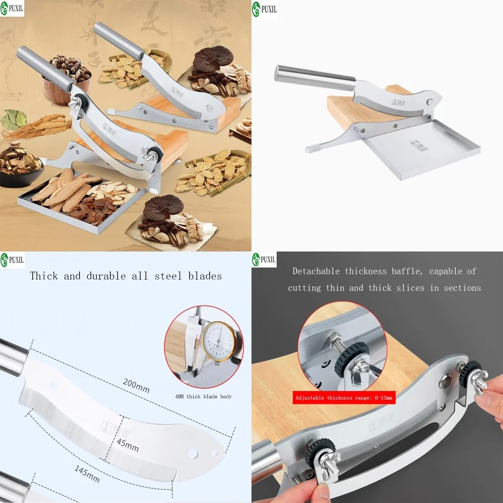 Electric Herbal Slicer for Ginseng Maca Ganoderma Sanqi Antler Chinese Medicine Cutting Machine Professional Root Vegetable