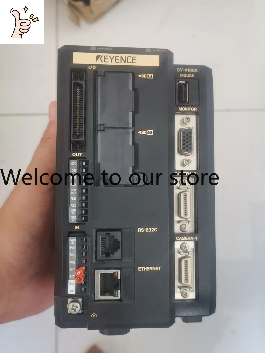 KEYENCE Cv-x100a, Vision Controller, Beautiful Quality, Can Be Recharged And Installed, Work