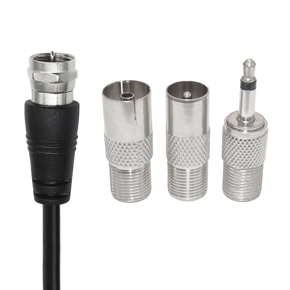 FM radio antenna magnetic base telescopic tuner stainless steel rod home digital radio antenna