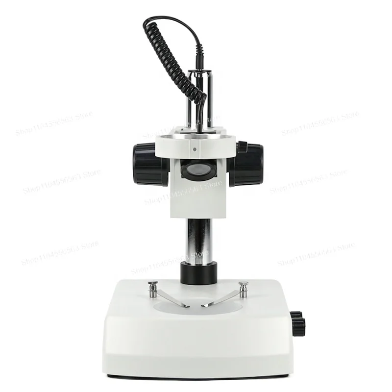 D2 Microscope Post Stand, 76mm Coarse Focus with Dimmable Top/Bottom LED Lights
