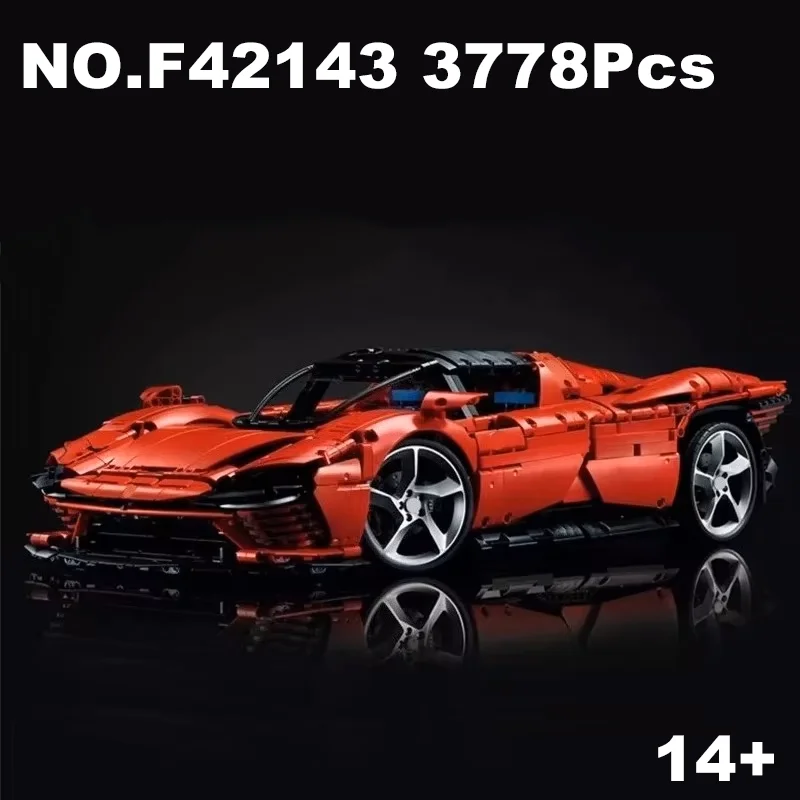 التقنية دايتونا SP3 42143 سيارة رياضية 3778 قطعة لعب للأطفال صديقها هدايا عيد ميلاد الديكور نموذج سيارة خارقة اللبنات