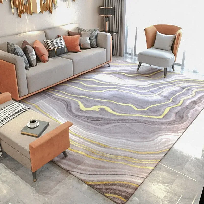 American Luxury Living Room Carpets High-grade Modern Simple Home Decor European Sofa Table Mat Bedroom Bedside Plush Area Rug