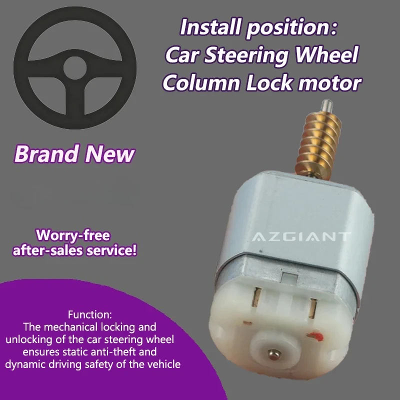 

AZGIANT 12384 RPM Car Ignition Steering Column Lock 12V motor actuator For Acura RLX /RDX /TL Replacement Part