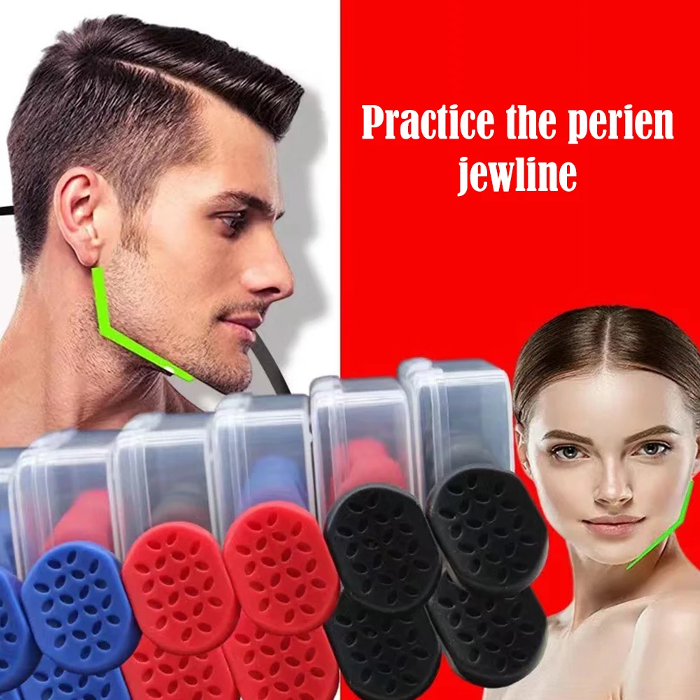 2Pcs/Lot New Jaw Line Exerciser Ball Jaw Line Trainer Face Facial Muscle Trainer Jaw Line Chew Ball Training Integrated Trainer