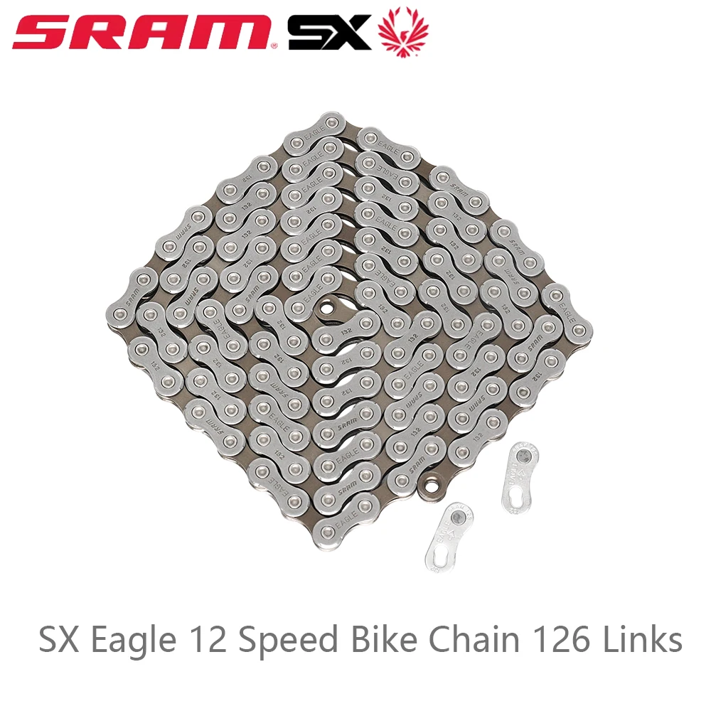 SRAM SX 12 Speed 12V 126 Links Eagle Bike Chain MTB Bike Chain Power Lock Quick Link Cycling Original Bicycle Parts