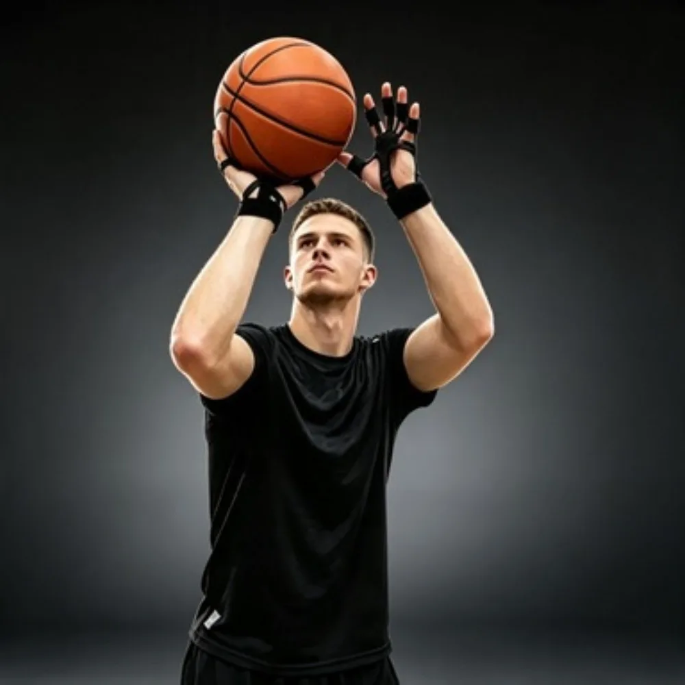 1PC  Basketball Shooting Aid Silicone Training Equipment Basketball Pitching Training Corrector Shooting Posture Hand Holder