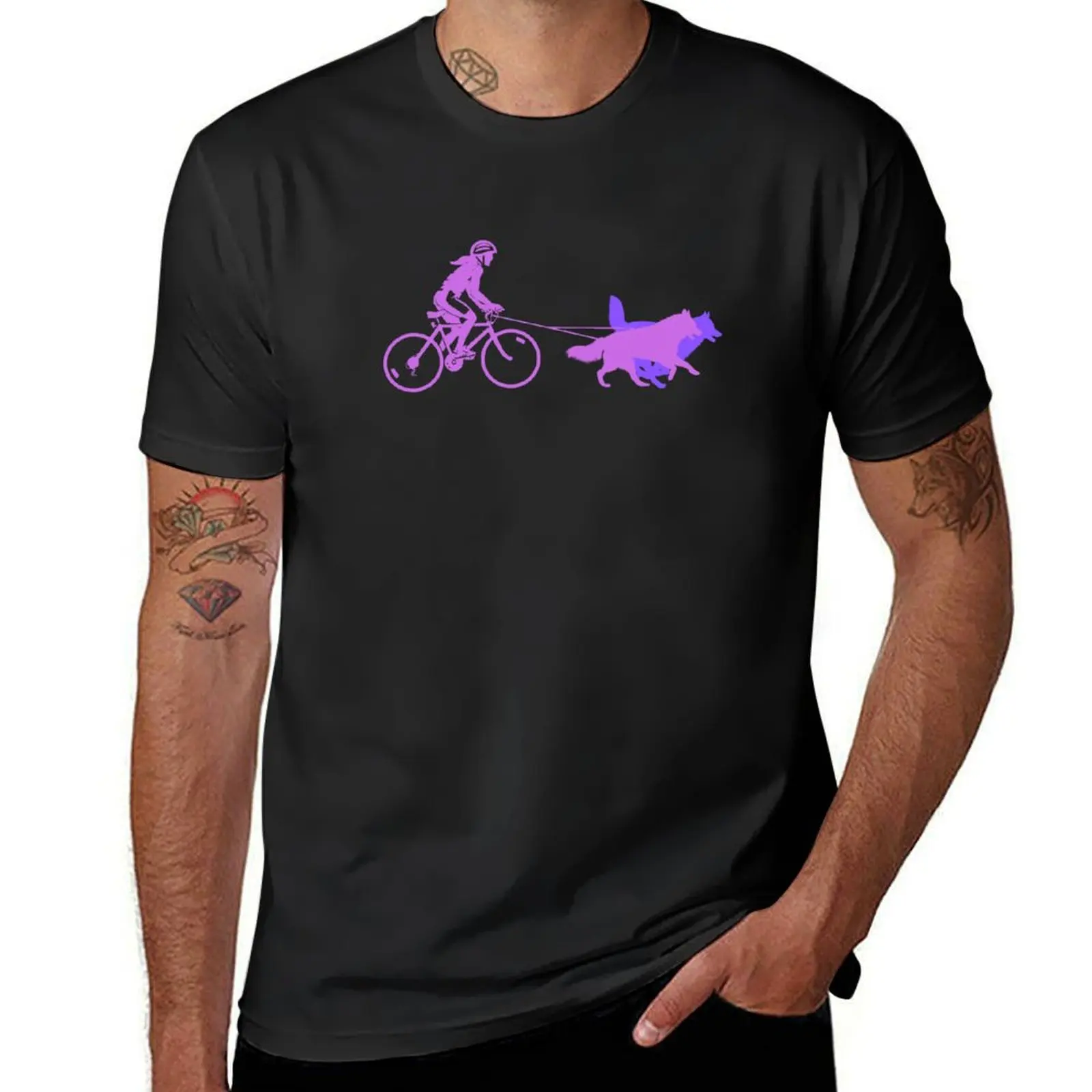 Bikejor Husky Female Purple T-Shirt Aesthetic clothing anime figures quick-drying outfits for men