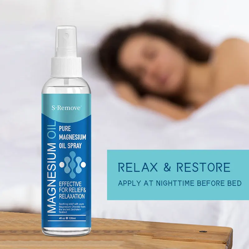 

Увлажняющий восстанавливающий успокаивающий спрей для ухода за телом с магниевым маслом для сна