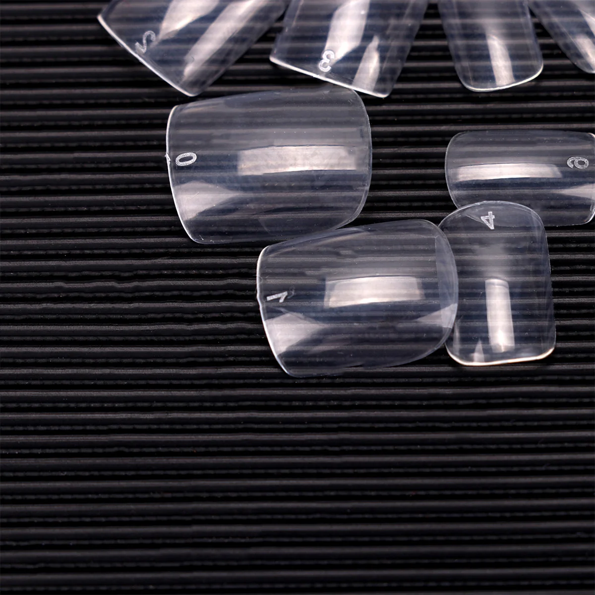 1 ensemble de faux ongles en matériau Premium, autocollants pour Nail Art, pour fêtes, événements, vacances, pointes transparentes