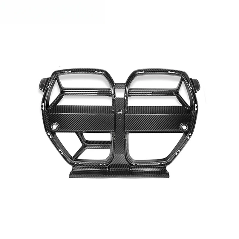 Top Grade CSL Style Dry Carbon Upper Front Grille Kit with ACC for Sports Sedan Coupe Off-Road Lightweight