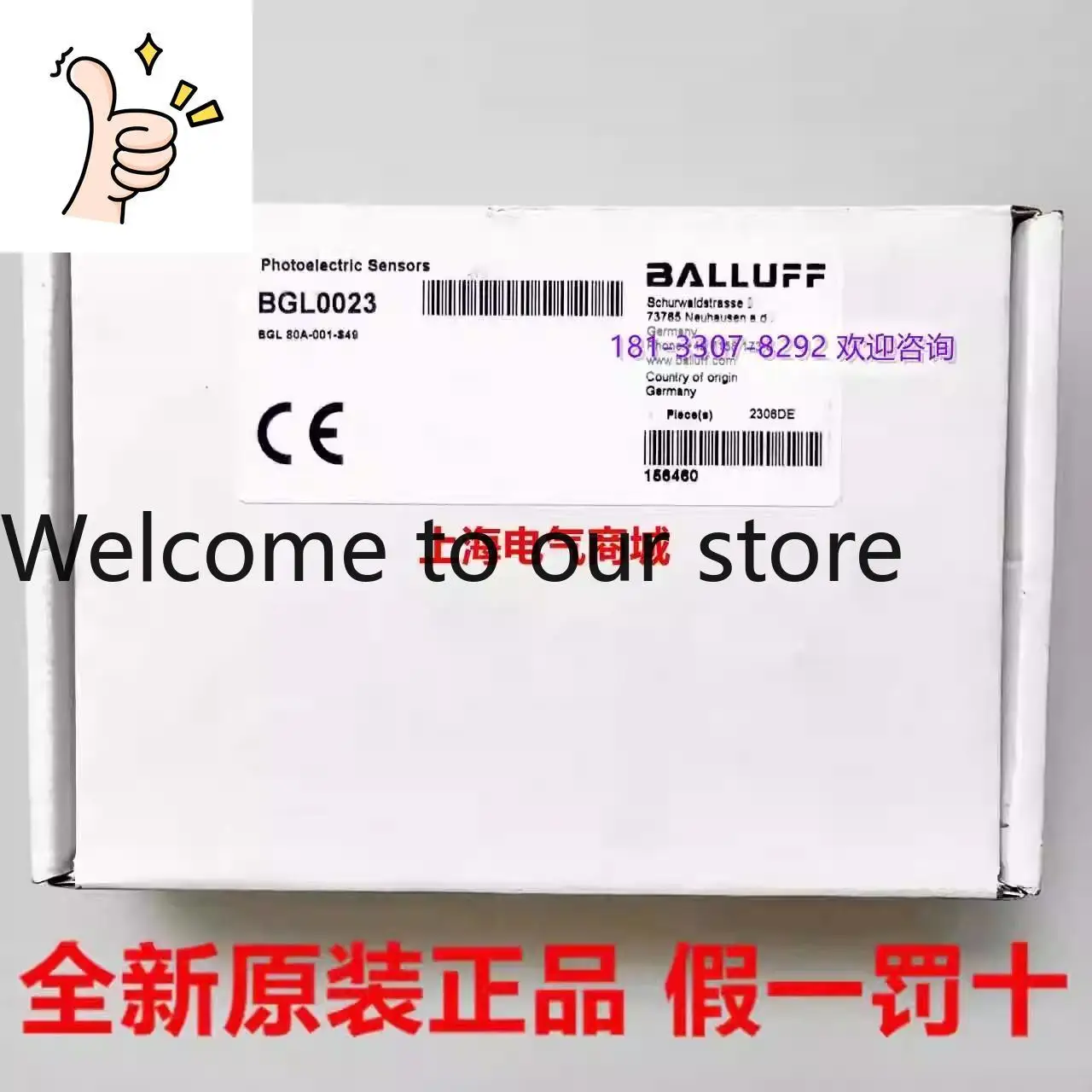 2025 2025 Imported BALLUFF BGL0023 Slot Photoelectric Sensor BGL 80A-001-S49 Spot