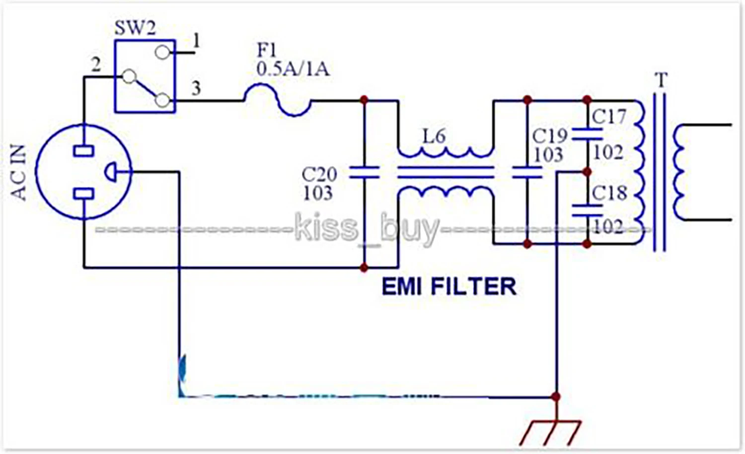 EMI 4A Power Filter Board Filtering Module For Pre-Amp DAC Headphone Amplifier Noise Impurities Power Purifier ac 110v 200v ac