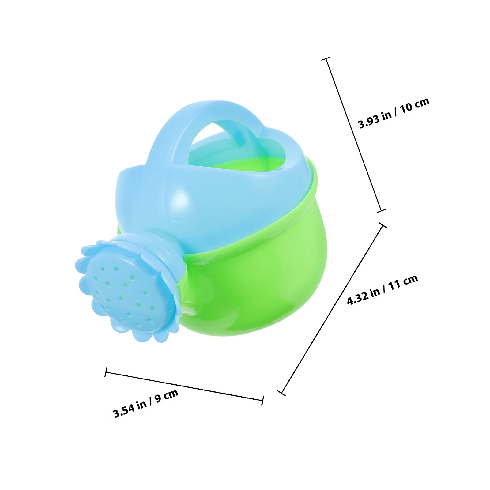 6 szt. Dziecięca konewka w kształcie kwiatka z tworzywa sztucznego do kąpieli, pod prysznic, do zabawy w podlewaniu dla dzieci, letnia konewka do zabawy w wodzie