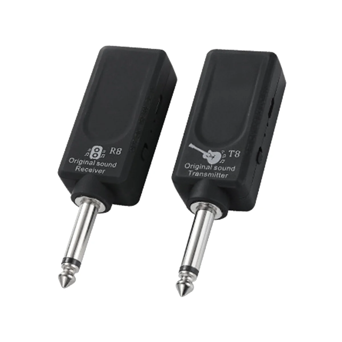 Speakers Sound Instruments Bass Keys Electric Guitar Electronic Blow Tube Saxophone Wireless Audio Transceiver,Black