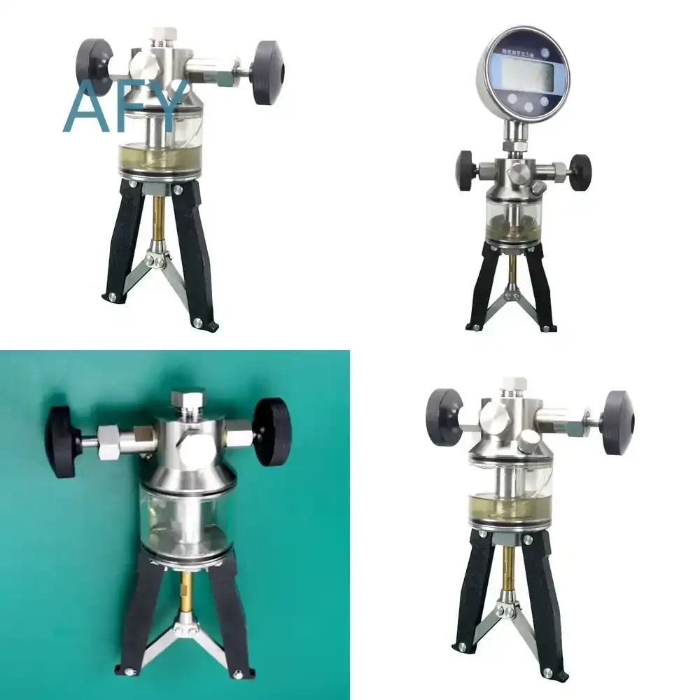 600Bar Pneumatic Calibrator Gauge for Pressure Calibration Barometer Test Equipment for Industrial Maintenance and Metrology