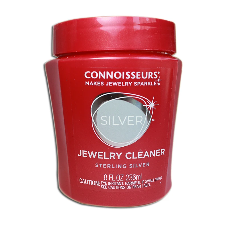 Connoisseurs Silver Jewelry Cleaner Wash Oxidized Sterling Silver Wipe Revitalizing Jewellery Detergent Decontamination