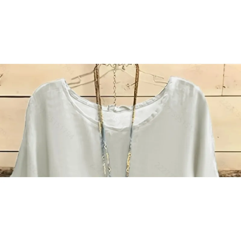 Plus size 1xl-5xl todas as estações feminino solto ajuste manga curta com decote em v camiseta senhoras 3d impressão digital floral retalhos casual topos