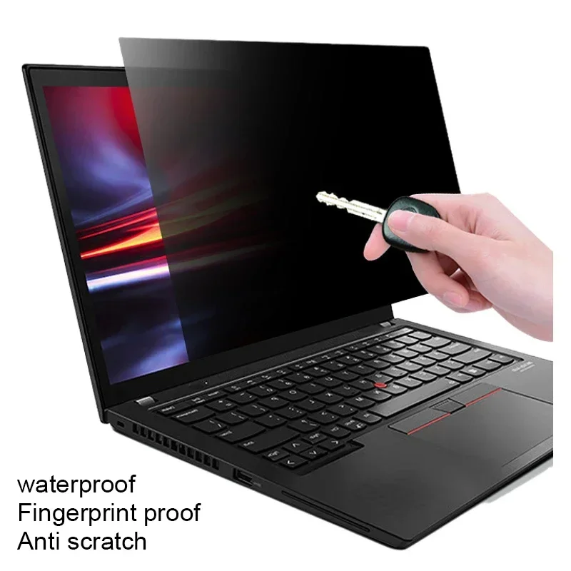 Anti-spy Magánélet fólia számára Notebook 14 15.6'' (16:9) Kivet Hátvéd Füzet PC Számítógép anti-peep Átszűrődik Matt anti-glare fólia