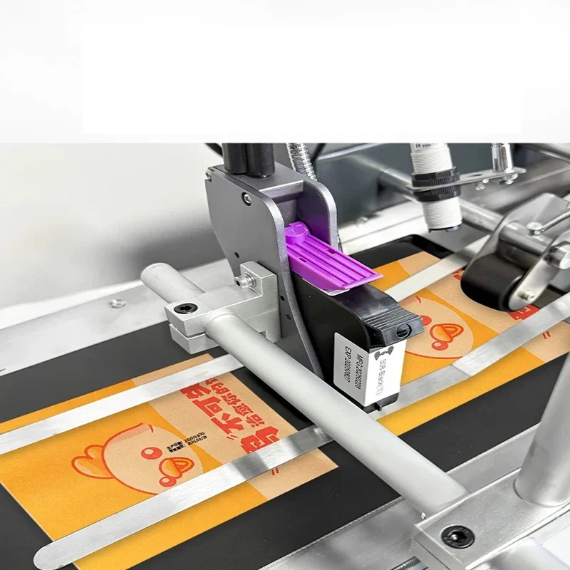 12.7MM Online Thermal Inkjet Printer, Paging Coding Machine for Plastic Bags, Paper Bags, Labels, ID Cards; Prints Expiry Date,