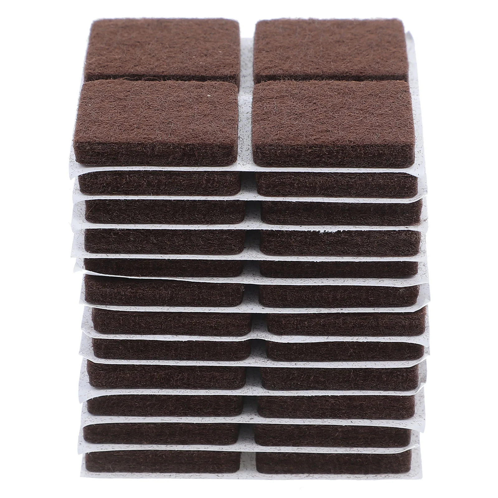 

48pcs Anti-friction Table Base Pad Chair Leg Floor Protectors Square Felt Pads Heavy Duty Furniture Grippers Cabinet Hardwood