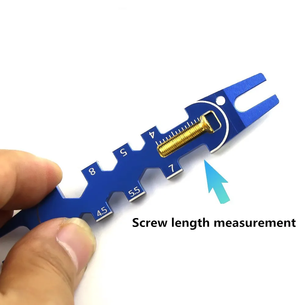 Aluminium Ball End Remover Spurstange Einstellung Werkzeuge Mehrzweck Schlüssel Reparatur Werkzeuge Für RC Modell Auto Buggy Crawler