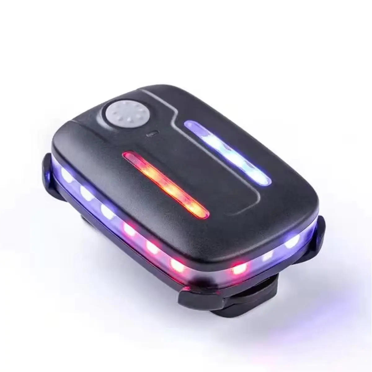 AA19 Led Shoulder Light Sensing Shoulder Lights Red Blue Led 360° Rotation Warning Safety Lamp for Security Patrol