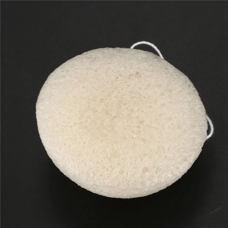 

2025-4X Face Natural Konjac Cleaning Sponge - White