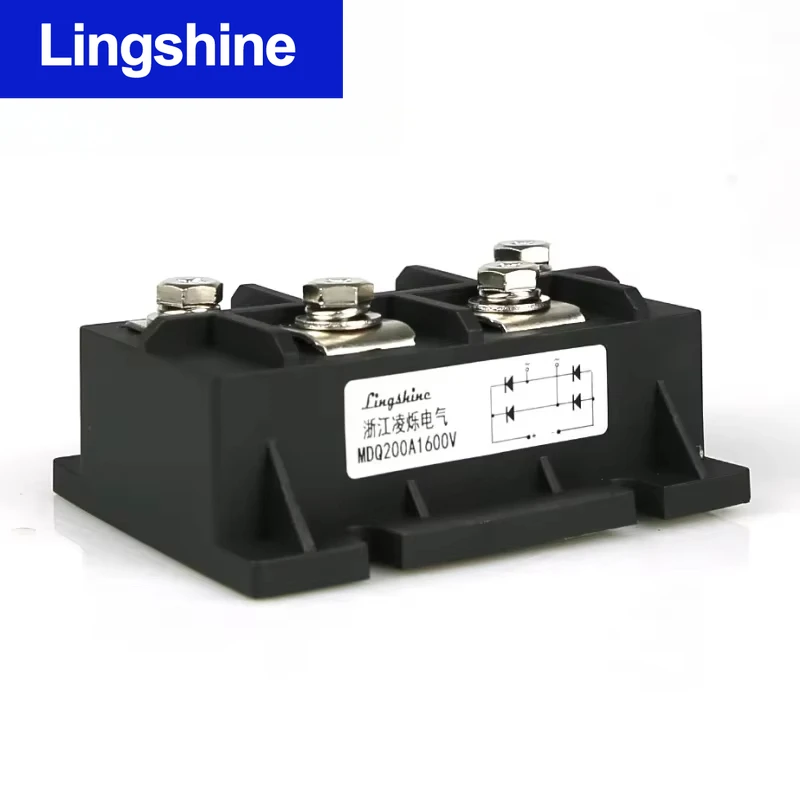 1pieces MDQ200A 1-Phase Diode Bridge Rectifier 200A Amp 1600V Single Phase Bridge Rectifier