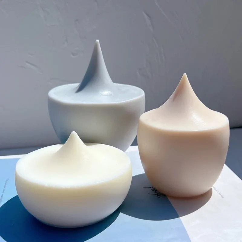 

【Best-selling】Waterdrop Art Jewelry Candle Mold Geometric Abstract Home Furnishings