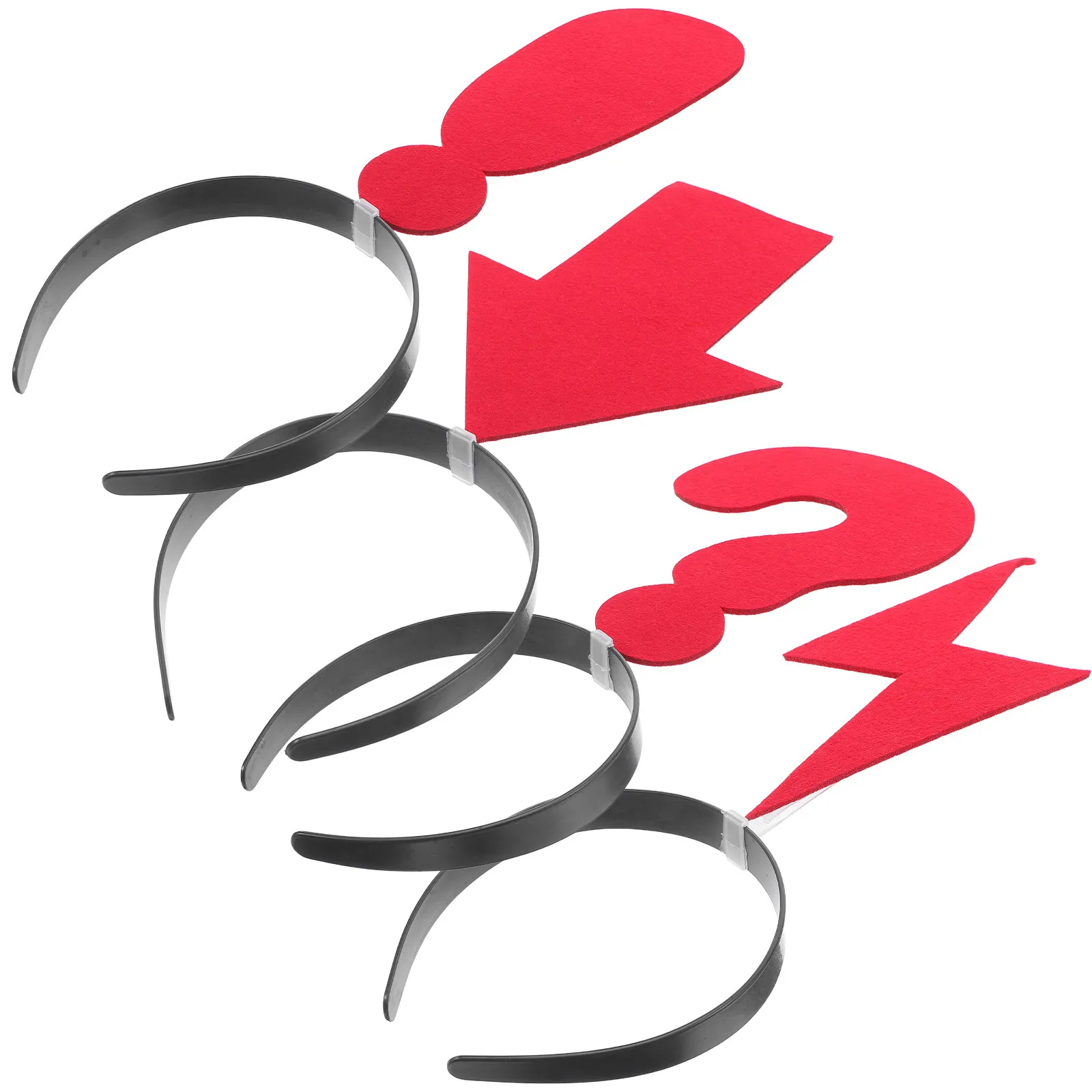 

4Pcs Funny Symbol Headband Cute Hairbands Party Photo Prop Accessories Novelty Cute Headband Funny Arrow Photo Prop