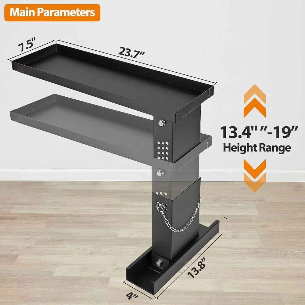 Extension d'échelle Pro stabilisateur niveleur de hauteur réglable Base d'échelle en acier Durable Extension de stabilisateur télescopique droit