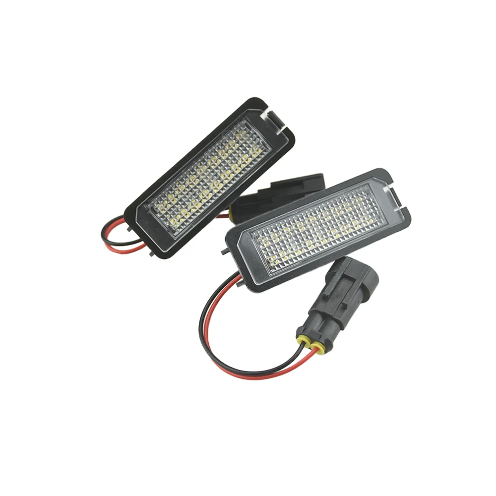 صالح لشركة فولكس فاجن فوكس-افريقيا 2004-2010 Rea LED رقم لوحة ترخيص أضواء الجمعية صالح لشركة فولكس فاجن Saveiro 2005-2013 #5