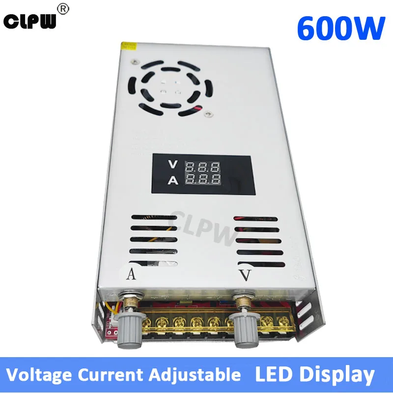 

DC12V 13.8V 15V 18V 24V 28V 30V 36V 48V 60V 500W 600W Switching Power Supply Source Transformer For Motor Led Strip AC DC SMPS