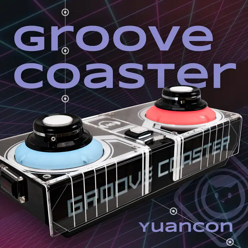 2026 Yuancon GROOVE COASTER New Gamepad Gaming Controller DIY for  Rhythm Game  Arcade Controller Game Controller