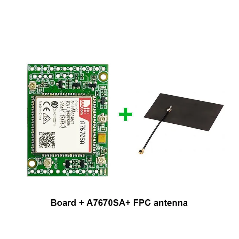 SIMCOM A7670SA-LASE 4G LTE Cat1 Module Core Board Data version Without GNSS breakout kit for New Zealand/Australia/South America
