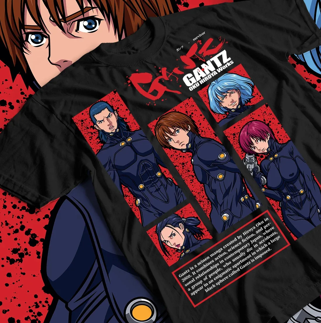 

Anime Girl T-Shirt Manga Style Casual Wear Gift for Women