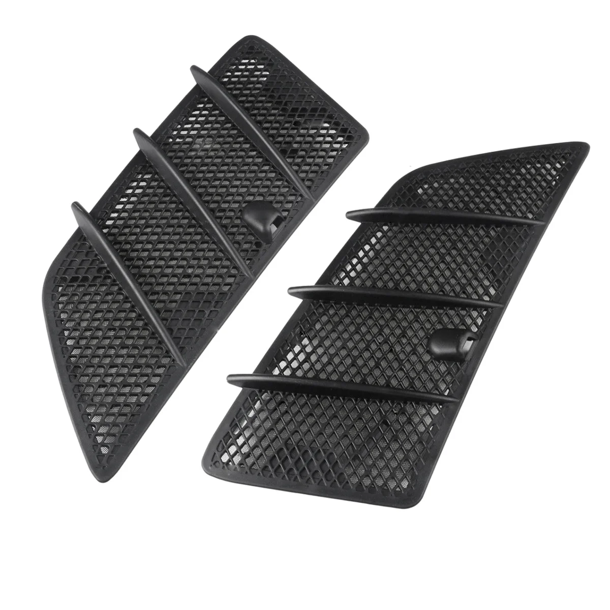 

X-T 2Pcs Car Front Hood Air Vent Grille Cover Air Flow Intake Hoods for Mercedes Benz W164 ML / GL Class 2008-2011