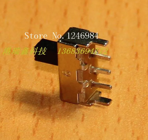 [SA]3.0 Spacing Small Toggle Switch Electronic Slide Switch DC Power Switch SS-12F46--50pcs/lot